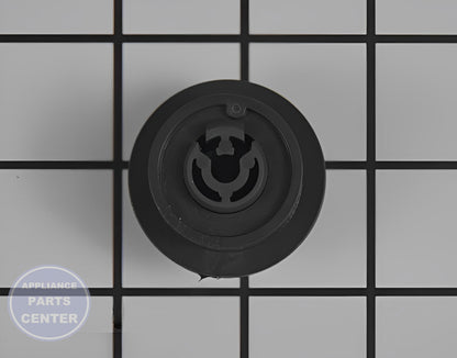 GE DISHWASHER LOWER RACK ROLLER AND STUD ASSEMBLY WD12X27747 - Main view showing sturdy construction for GE dishwasher models