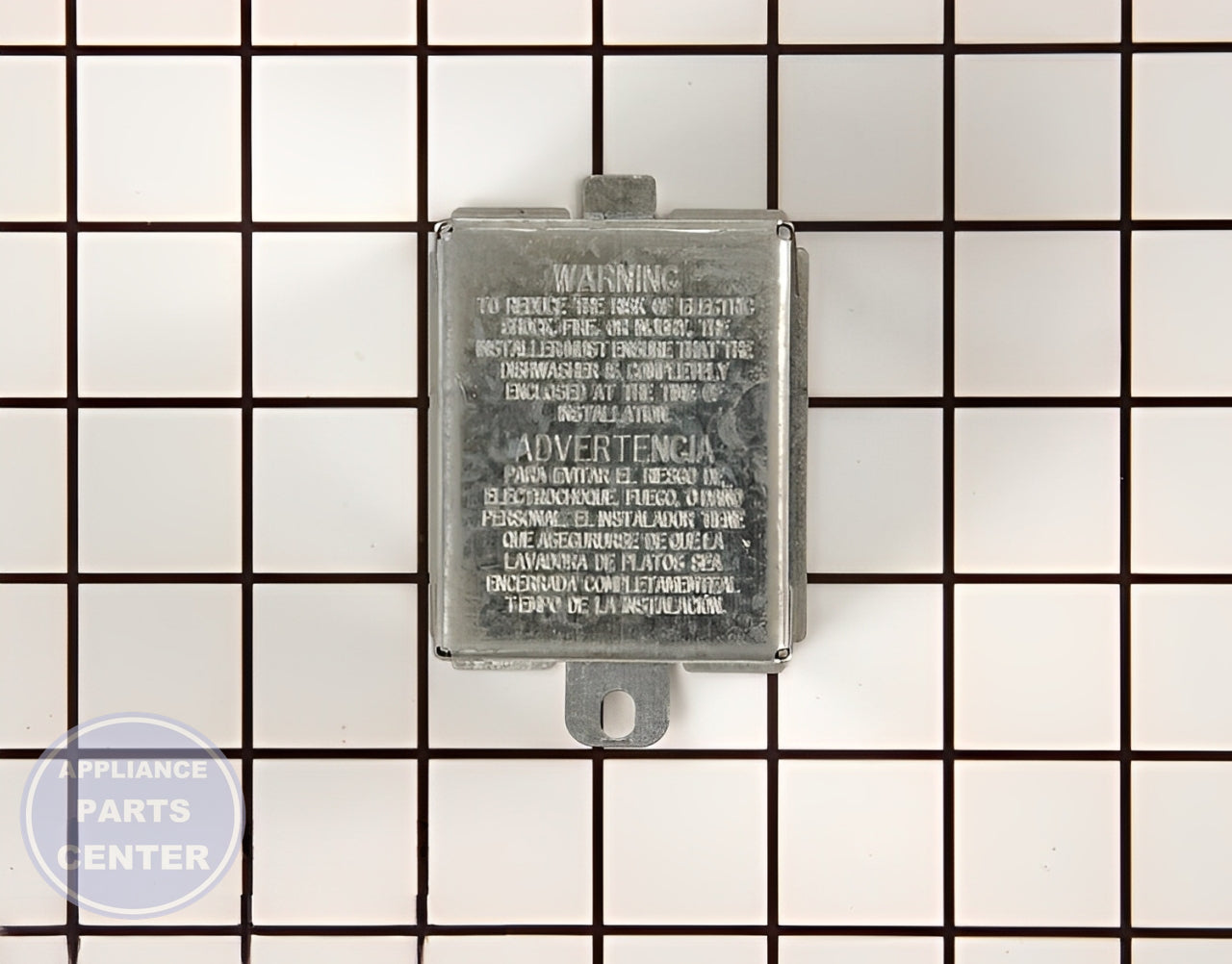 GE Wiring Cover WD12X448 - Main view showing secure organization for GE, Kenmore, Hotpoint, RCA dishwashers
