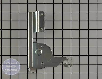 GE DISHWASHER RIGHT HAND ARM HINGE ASSEMBLY WD14X23738 - Side view with precise measurements