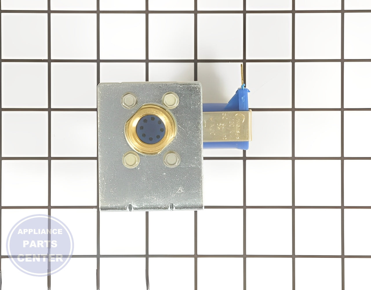 GE DISHWASHER WATER VALVE ASSEMBLY WITH SCREWS - Detailed view of water control specifications