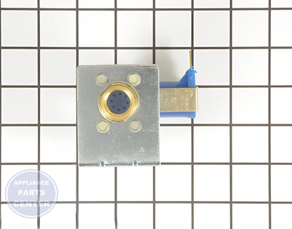 GE DISHWASHER WATER VALVE ASSEMBLY WITH SCREWS - Detailed view of water control specifications