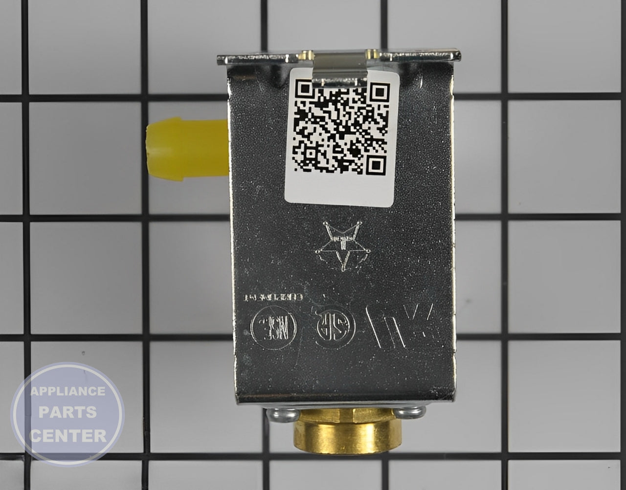 GE DISHWASHER WATER INLET VALVE WD15X10015 - Detailed view of valve mechanism for precision control