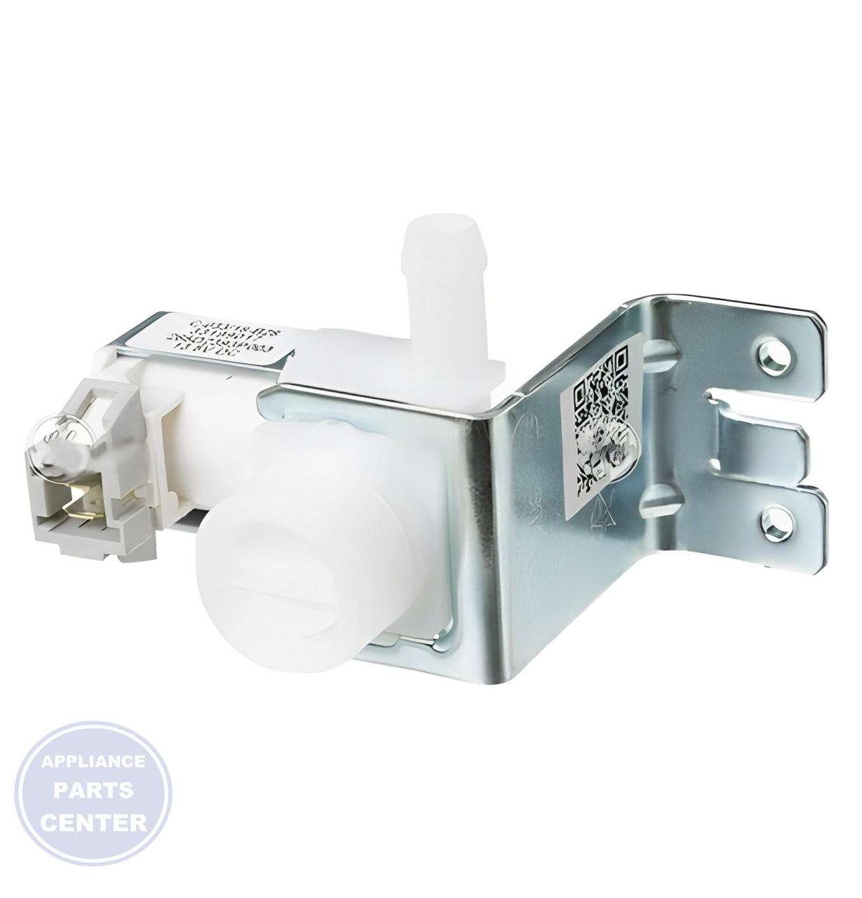 GE WATER VALVE ASSEMBLY WD15X24213 - Installation in GE dishwasher showing key mounting points