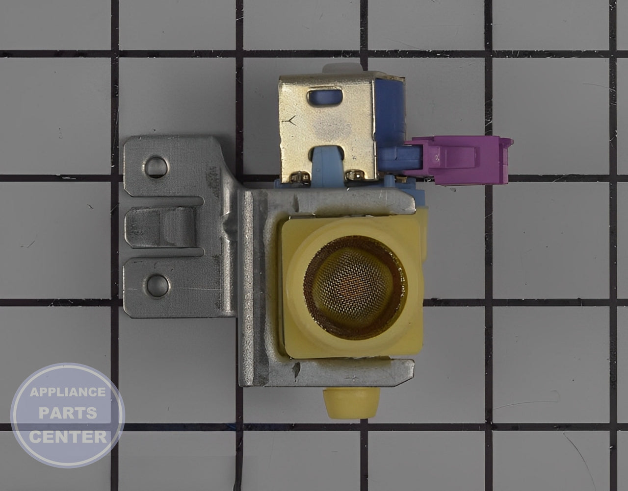 GE WATER INLET VALVE WD15X26078 - Detailed view of water flow specifications