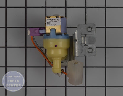 GE DISHWASHER WATER VALVE AND HARNESS SERVICE WD15X26140 - Main view showing water flow support for compatible GE models