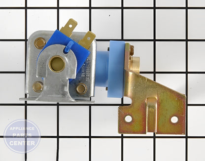 GE DISHWASHER WATER INLET FILL VALVE WD15X93 - Side view with precise measurements