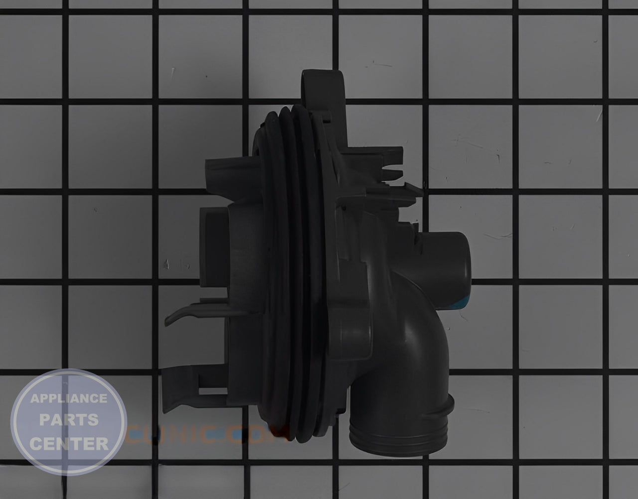 DIVERTER PASSIVE ASM WD18X23220 - Side view with precise measurements