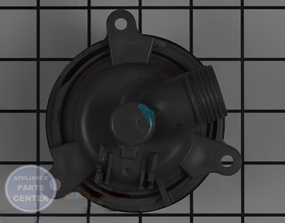 GE Pump Housing WD18X23221 - Main view showing water flow efficiency for various GE models