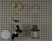 GE DISHWASHER DRAIN PUMP KIT SINGLE SPEED - Main view showing efficient water drainage for GE Dishwashers