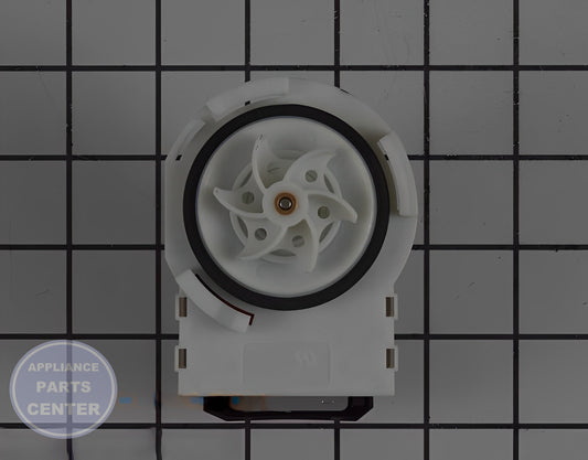 GE DISHWASHER DRAIN PUMP WD19X25461 - Main view showing efficient drainage for GE Dishwasher models