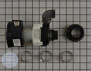 GE DISHWASHER CIRCULATION PUMP WD19X25700 - Main view showing water flow for GEN models