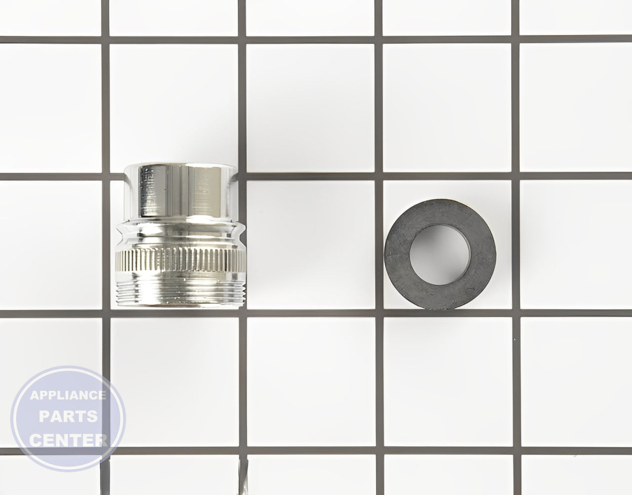 GE FAUCET COUPLING ADAPTER WITH GASKET WD1X1447 - Main view showing leak-free design for GEN Dishwashers