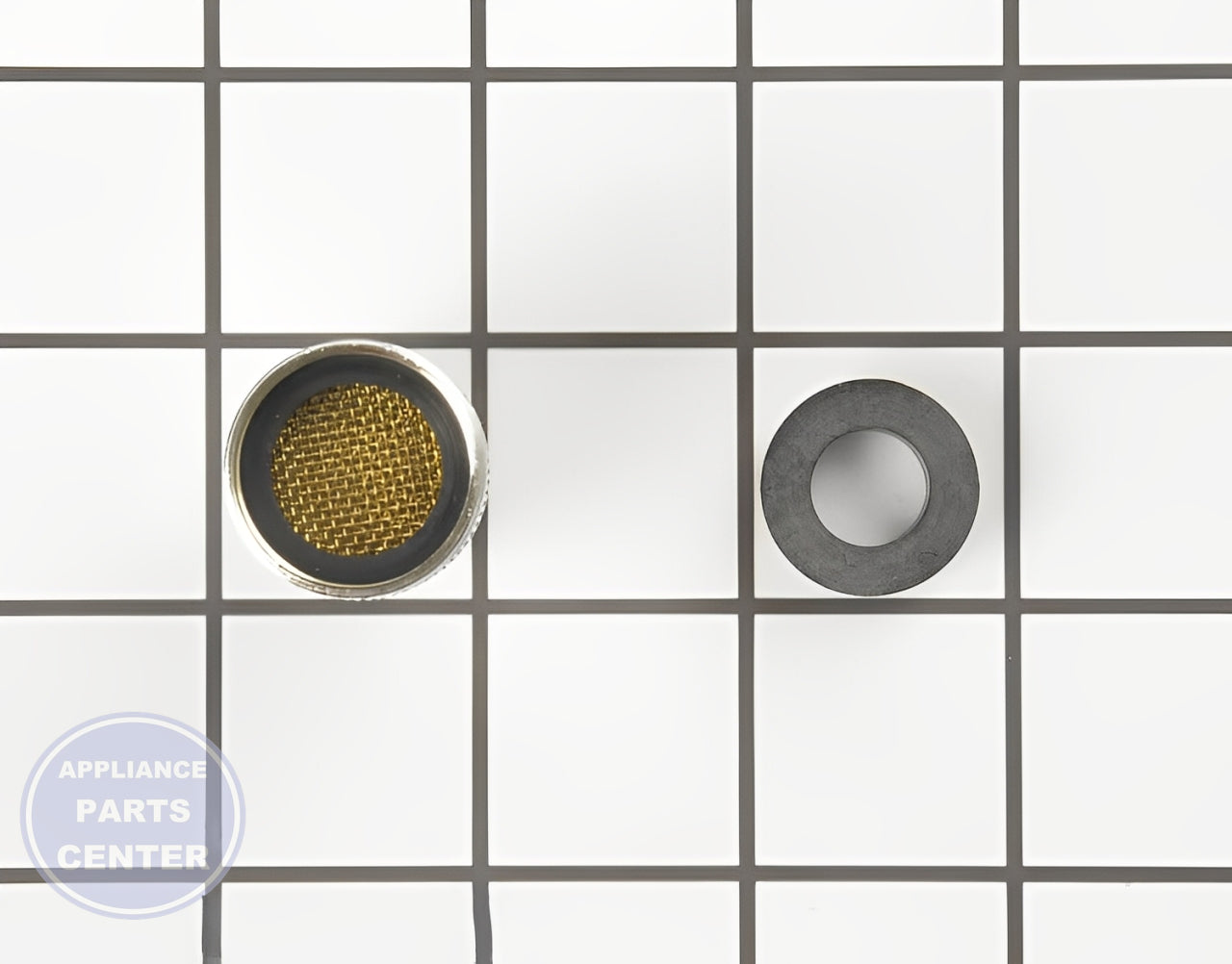 GE FAUCET COUPLING ADAPTER WITH GASKET WD1X1447 - Detailed view of high-quality construction