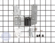 GE DISHWASHER DRAIN SOLENOID KIT AND BRACKET WD21X10060 - Main view showing valve & float for GE Dishwasher models