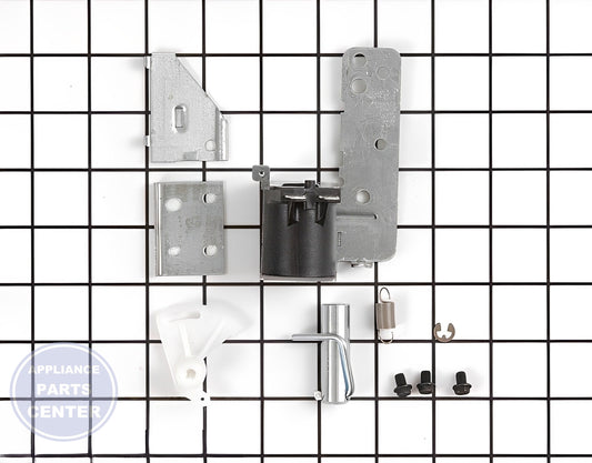 GE DISHWASHER DRAIN SOLENOID KIT AND BRACKET WD21X10060 - Main view showing valve & float for GE Dishwasher models