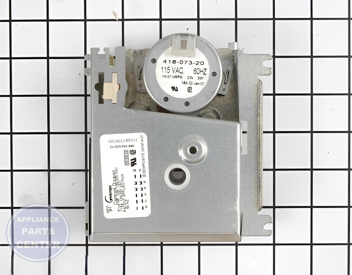 Dishwasher Timer WD21X10077 - Side view with 6.5 x 4.5 x 2 inches dimensions