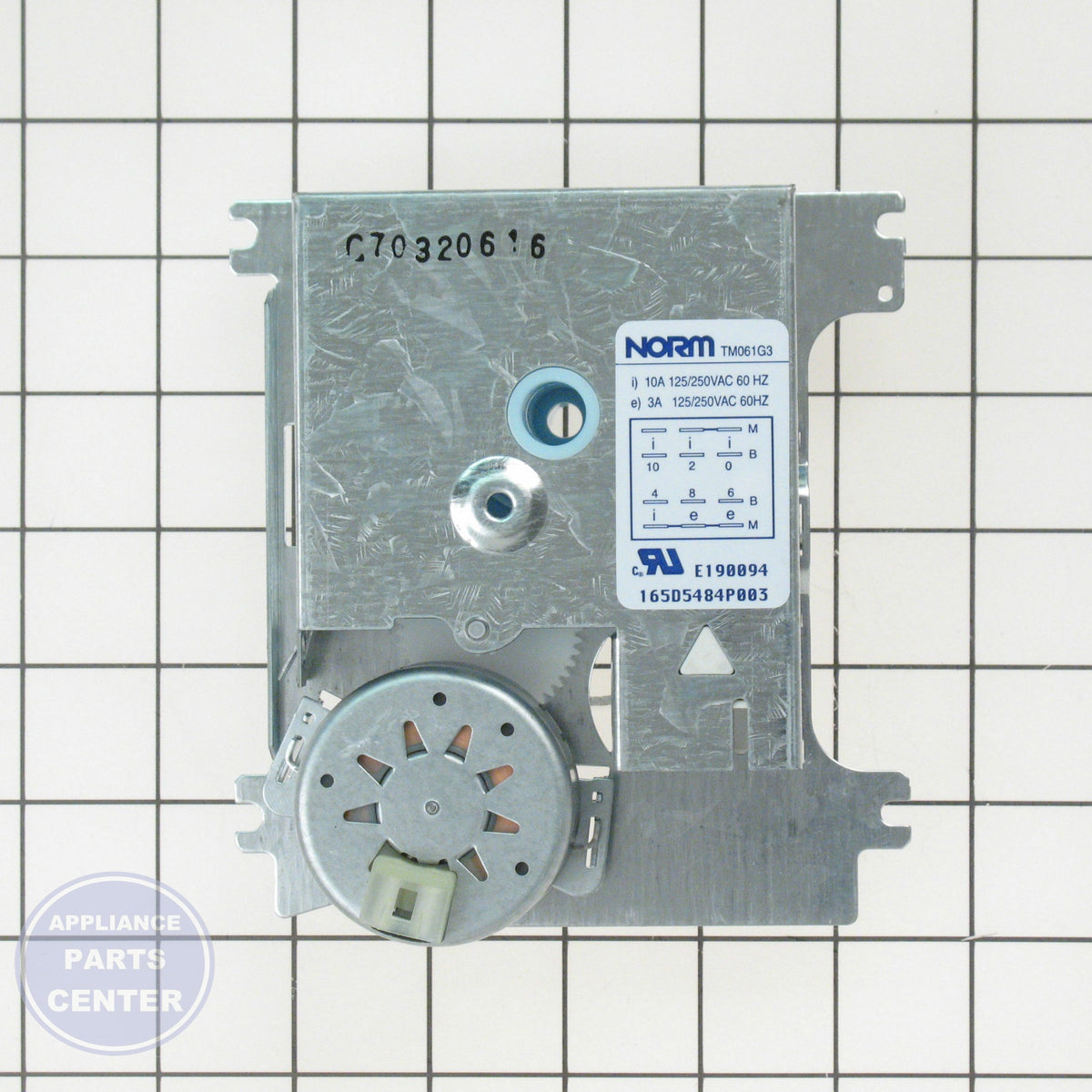 GEH TIMER WD21X10155 - Main view showing time control for various GEH models