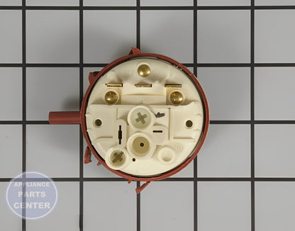 GE Haier Pressure Switch WD21X10191 - Main view showing water level regulation for GE XYZ and Haier ABC series