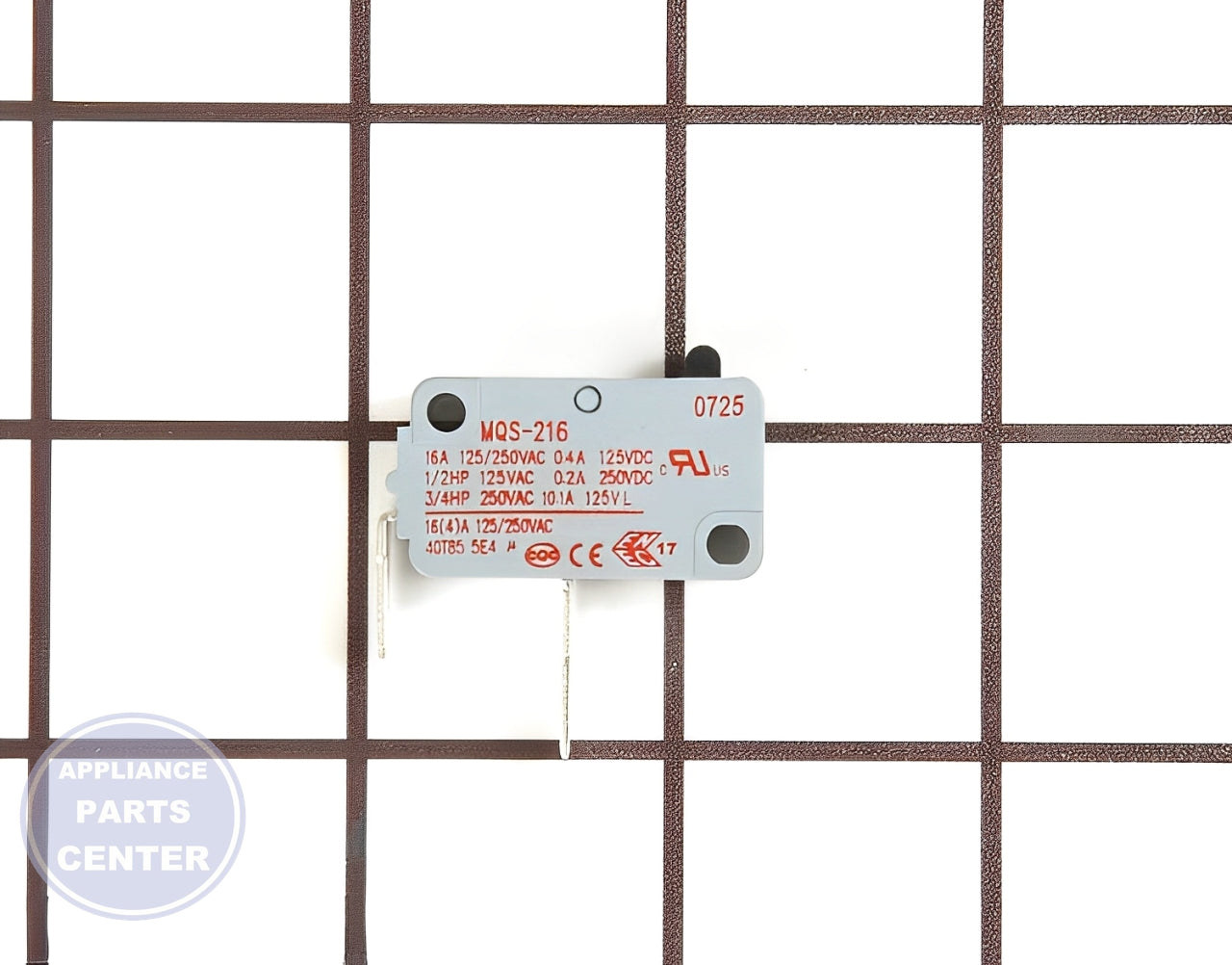 GE DISHWASHER INTERLOCK SWITCH WD21X10224 - Main view showing durable construction for specific models