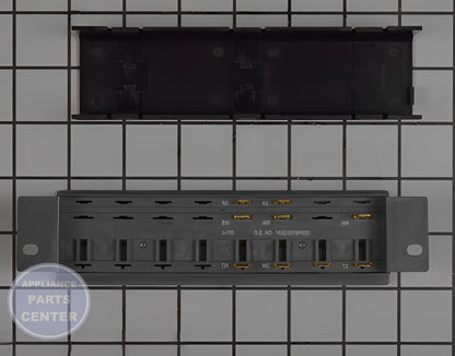 GEH SWITCH PUSHBUTTON WD21X10267 - Installation in GEH Dishwasher showing key mounting points