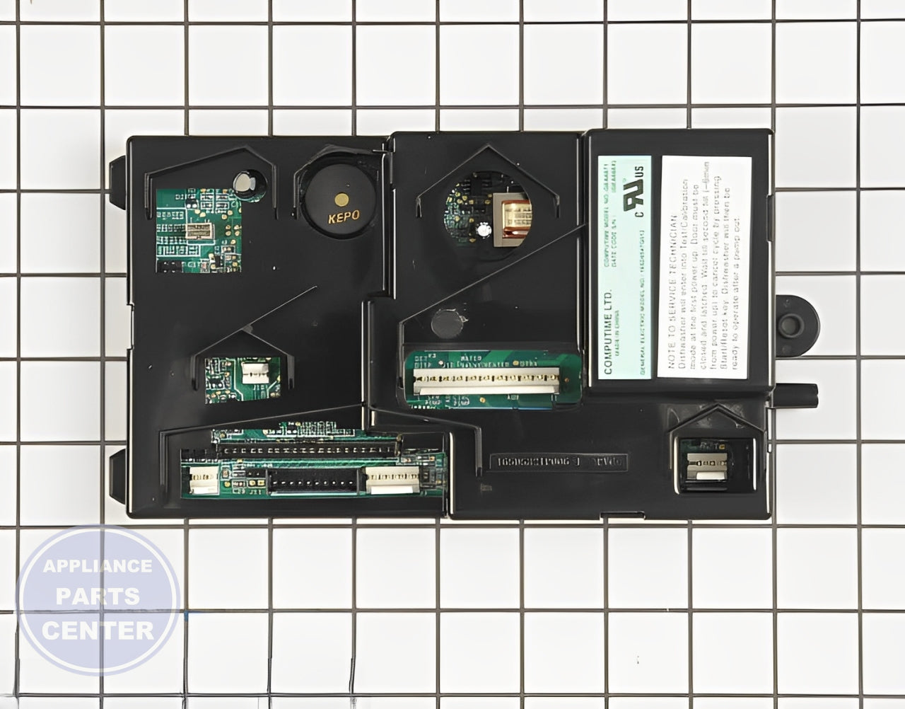 GE Main Control Board WD21X10367 - Main view showing timing control for GE dishwasher models