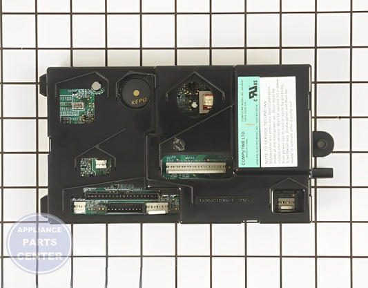 GE DISHWASHER CONTROL MODULE ASSEMBLY WD21X10370 - Main view showing circuit board & timer for GE Dishwashers