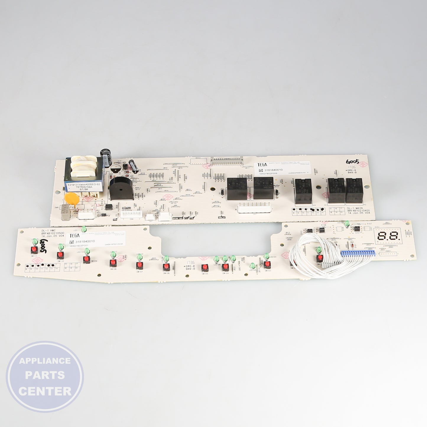 GEH KIT-MAIN & TACTILE BOARD WD21X10395 - Main view showing control features for specific models