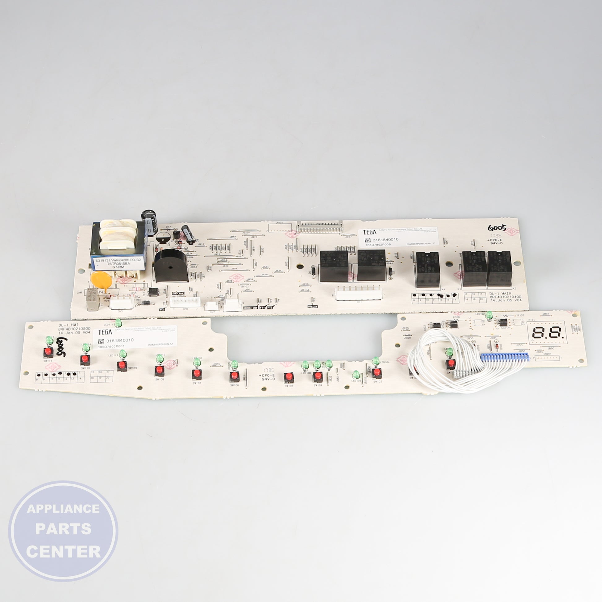 GEH KIT-MAIN & TACTILE BOARD WD21X10395 - Main view showing control features for specific models