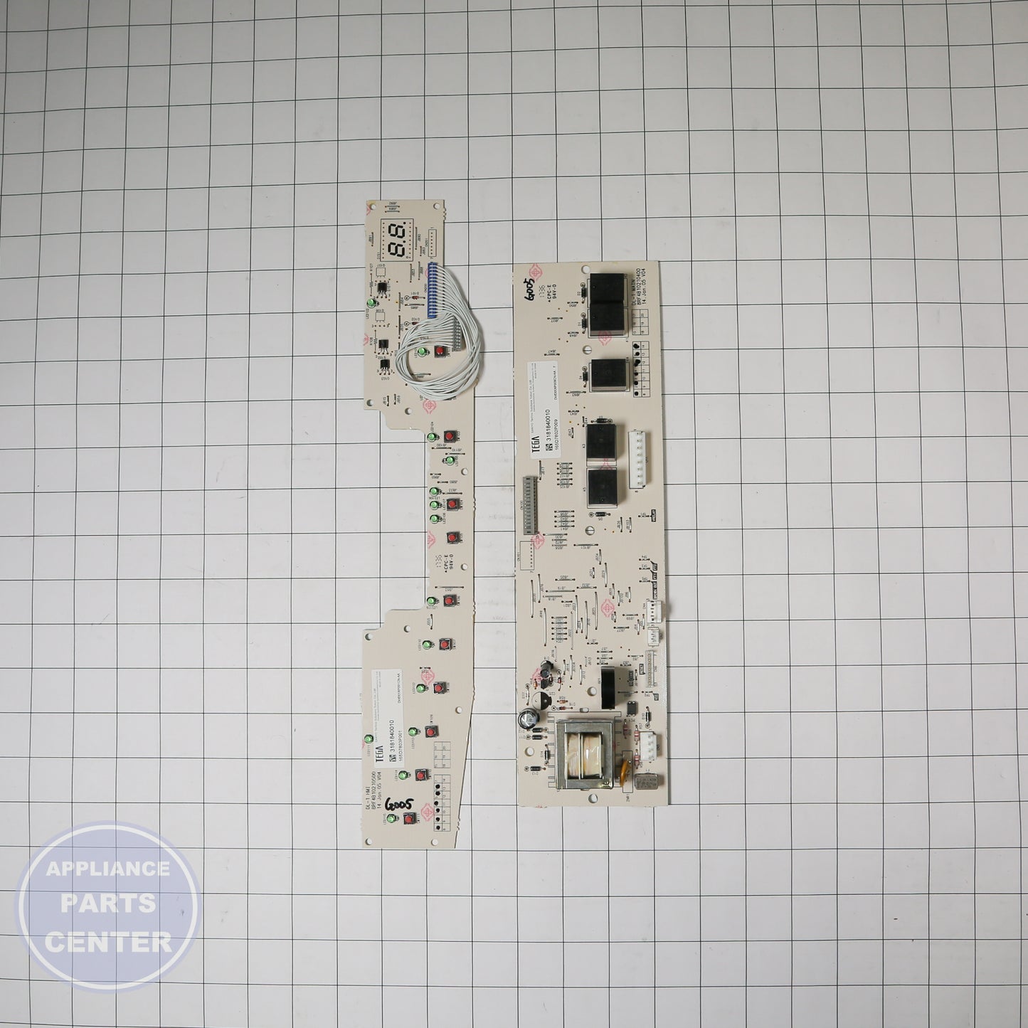 GEH KIT-MAIN & TACTILE BOARD WD21X10395 - Installation in specific model showing mounting points