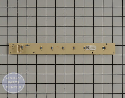 User Control and Display Board WD21X10488 - Detailed view of circuit board and timer specifications