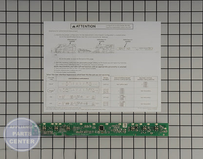 GEH KIT- SVC UI FRONT LOGIC WD21X10551 - Main view showing circuit board for GDT720SSF2SS