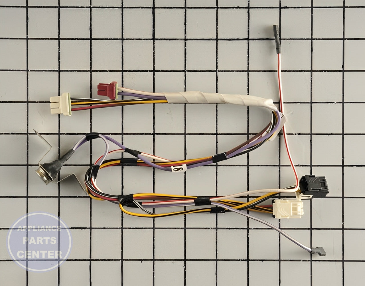 GE DISHWASHER HARNESS ASSEMBLY WD21X21690 - Main view showing wiring setup for specific GEN Dishwasher models