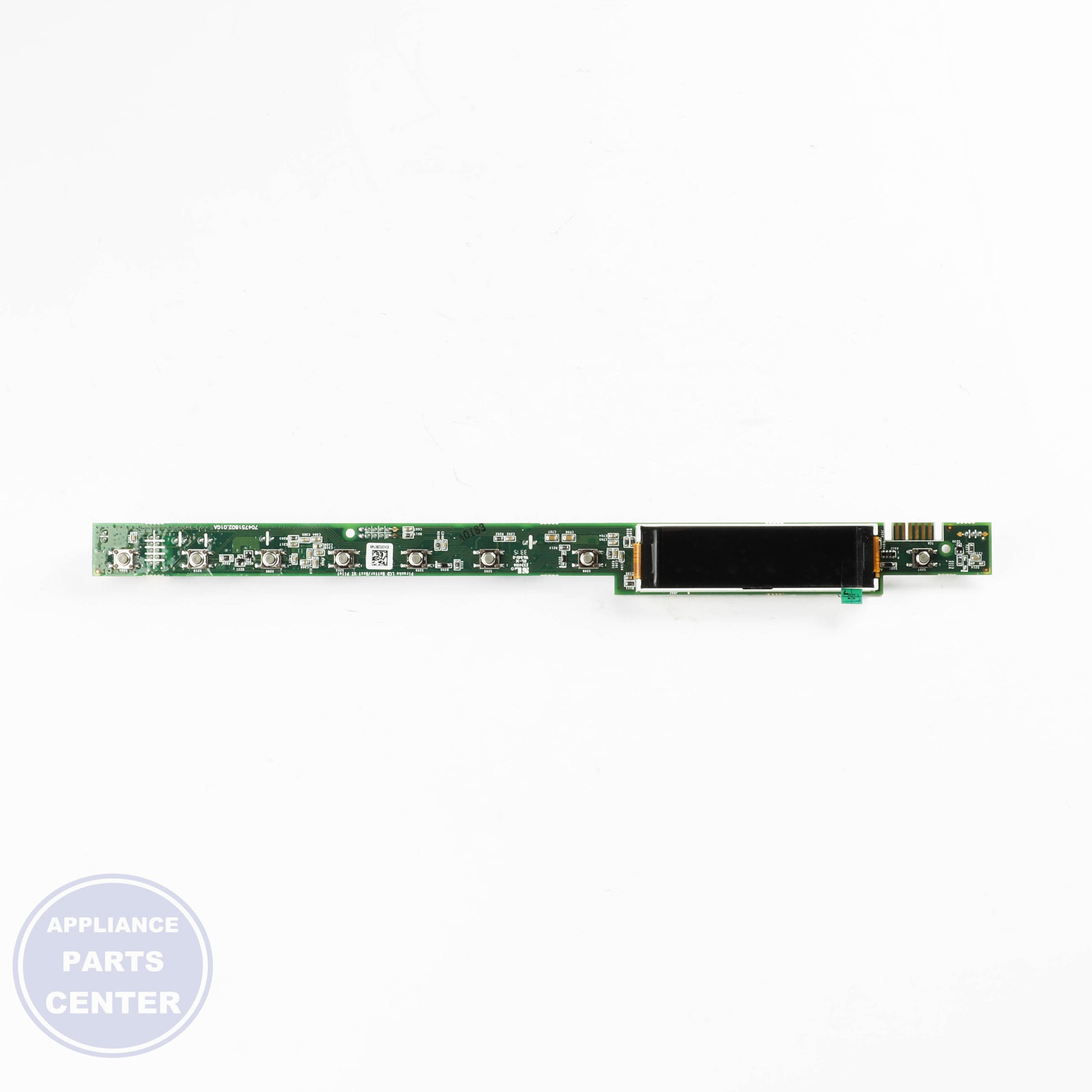 KIT SERVICE UI LCD ASTN WD21X22074 - Side view with precise measurements and specifications