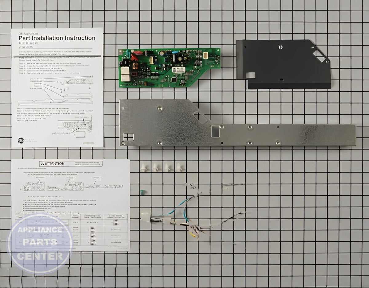 GE DISHWASHER MAIN CONTROL BOARD KIT WD21X22278 - Main view showing circuit board for various GE models
