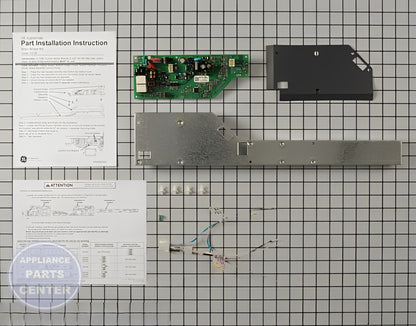 GE DISHWASHER MAIN CONTROL BOARD KIT WD21X22278 - Main view showing circuit board for various GE models