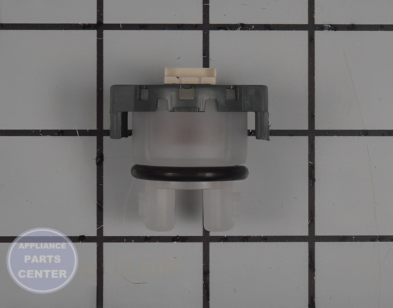 GE DISHWASHER SENSOR TURBIDITY ASSEMBLY WD21X22598 - Detailed view of thermistor and sensor assembly