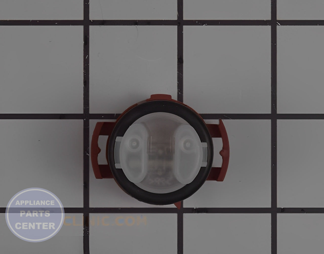 GE DISHWASHER TURBIDITY SENSOR WD21X22830 - Detailed view of sensor & thermistor
