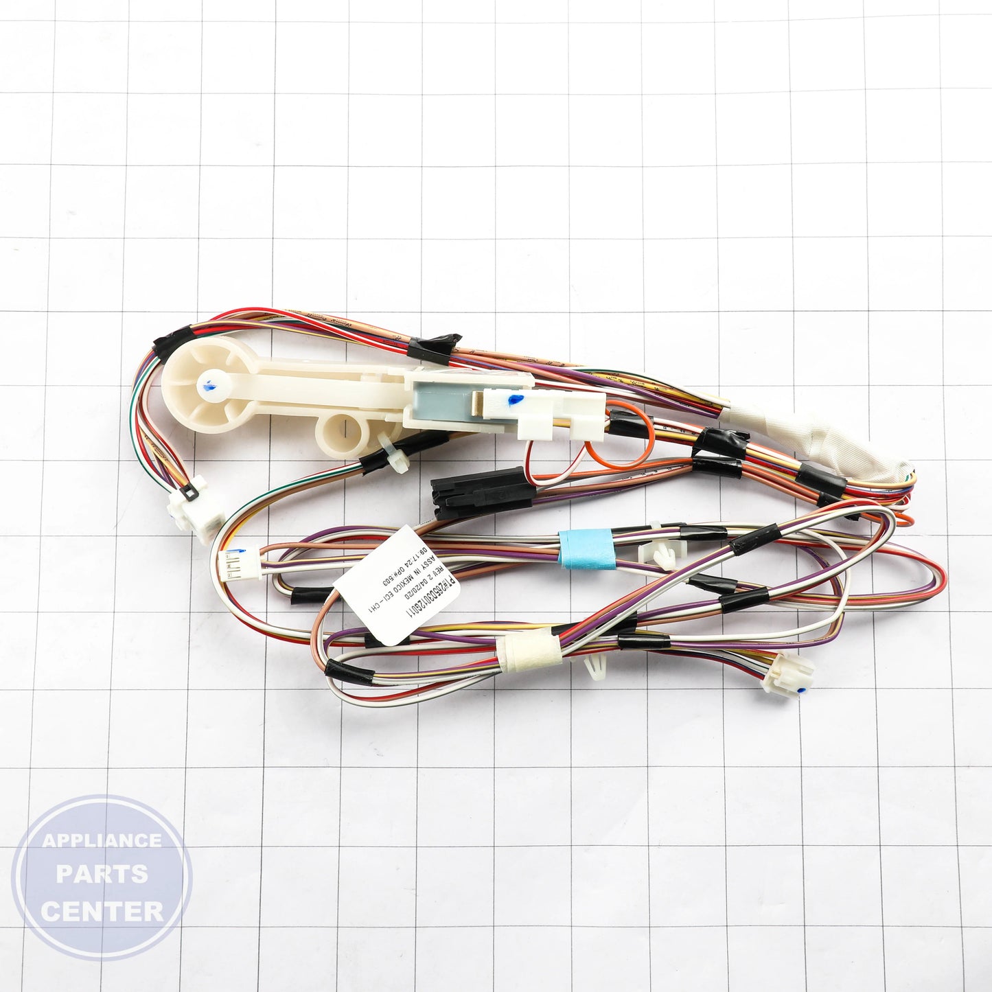 DISHWASHER DC HARNESS WD21X23563 - Detailed view of wire receptacle components