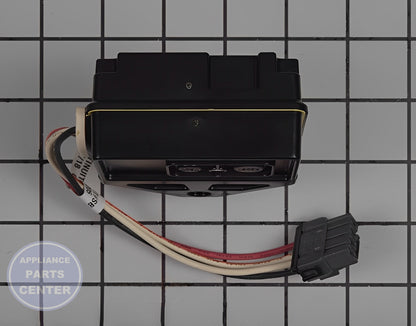 Control Module WD21X23836 - Side view with precise measurements and specifications