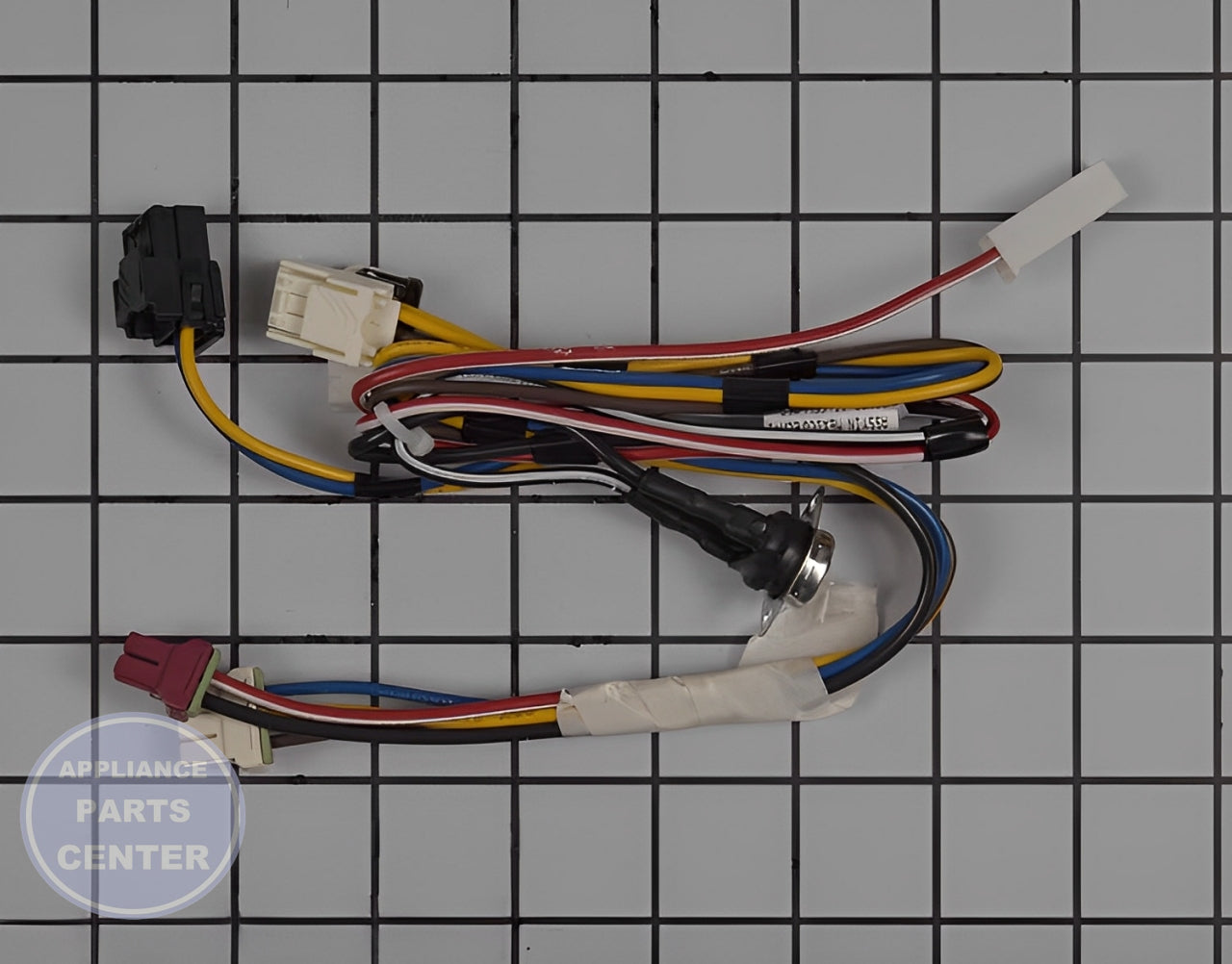 GE DISHWASHER AC HARNESS ASSEMBLY WD21X24096 - Main view showing wire connectors for GE Dishwashers