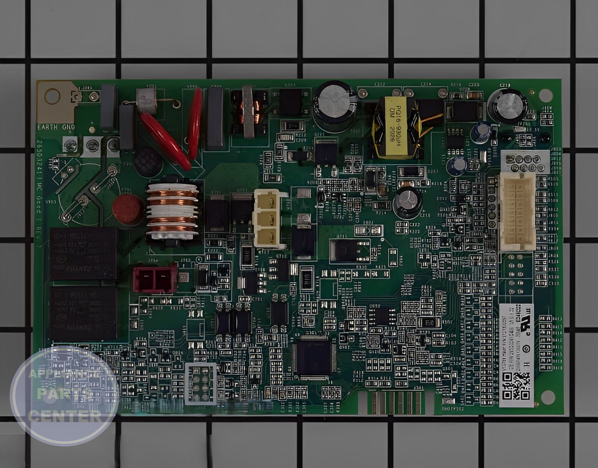 GE DISHWASHER MAIN CONTROL BOARD WD21X24676 - Detailed view of circuit board specs