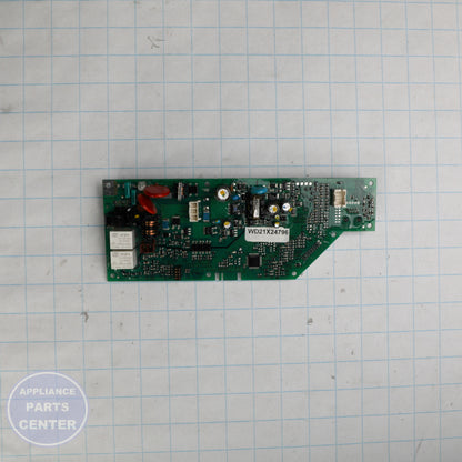 SERVICE MACHINE CONTROL WD21X24898 - Side view with precise measurements