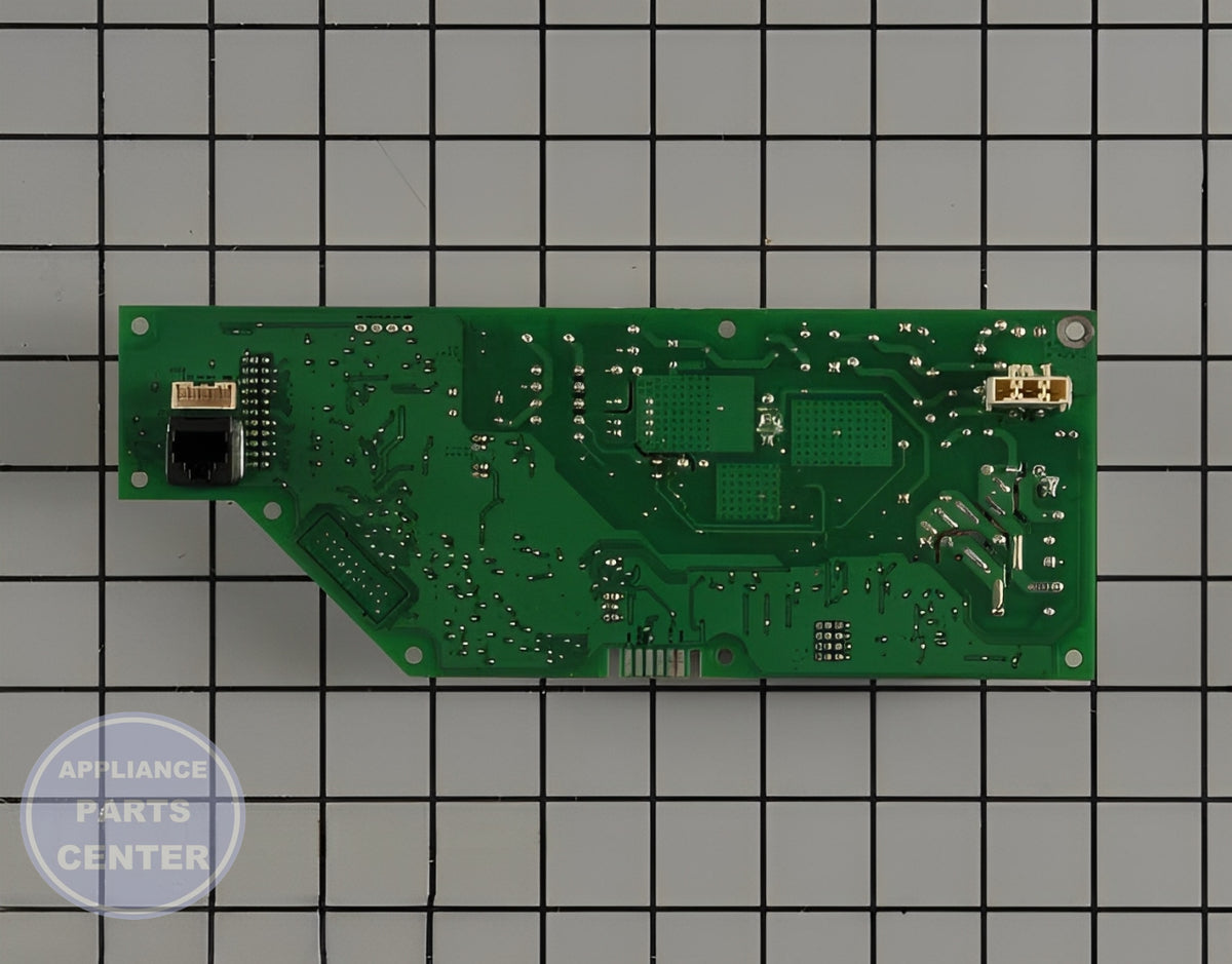 GE CONTROL BOARD WD21X24900C - Detailed view of circuit board and timer details