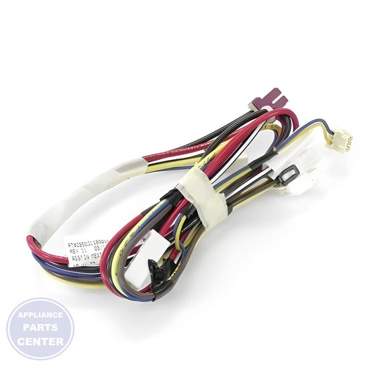 GE DISHWASHER AC HARNESS ASSEMBLY WD21X25082 - Main view showing electrical connections for various GE dishwasher models