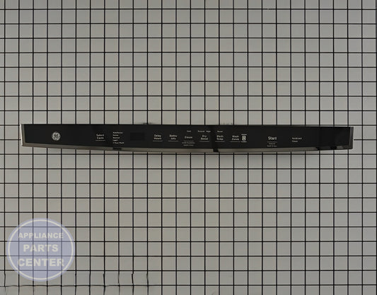 GE DISHWASHER CONFIGURED TOP UI CONTROL WI WD21X25371 - Main view showing touchpad for specific models
