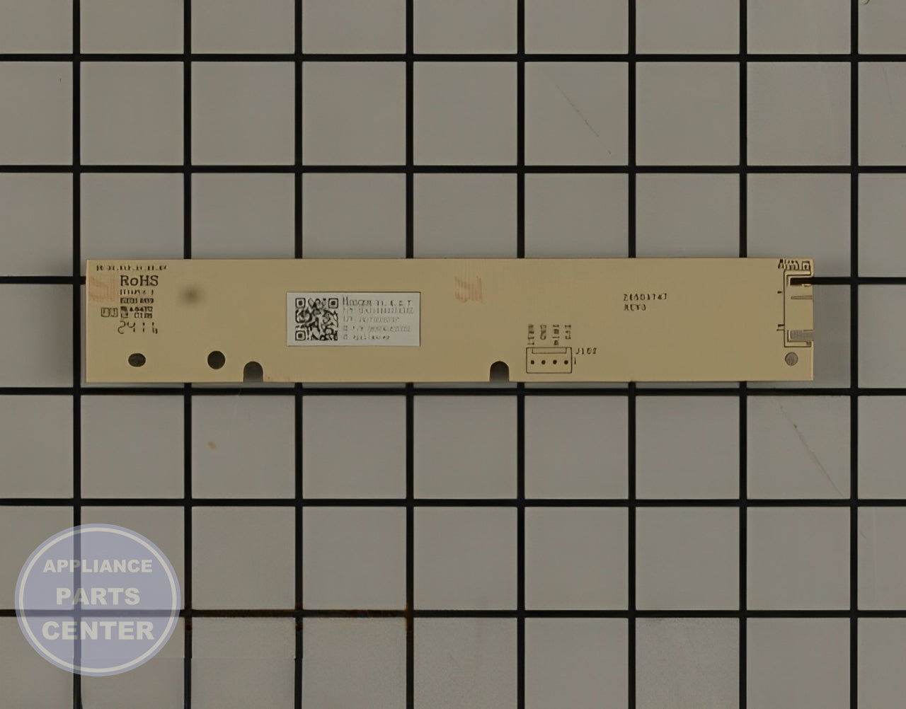 GE DISHWASHER SERVICE UI CONTROL ASSEMBLY WD21X27140 - Detailed view of control assembly