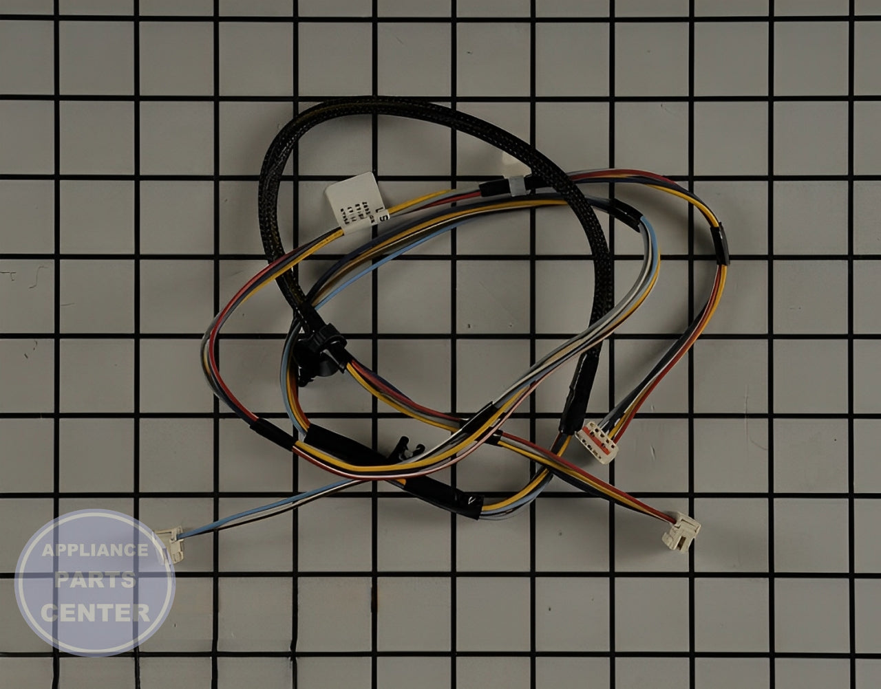 GE Wire Harness WD21X27698 - Main view showing wire connectivity for GE and Hotpoint dishwashers