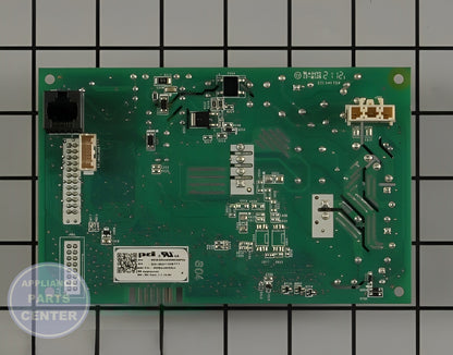 GE DISHWASHER CONFIGURED MACHINE CONTROL B WD21X27998 - Detailed view of circuit board and timer assembly