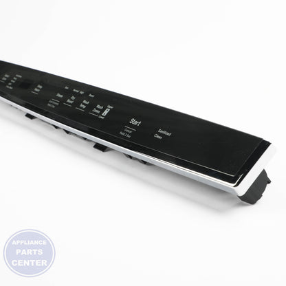 GEH CONFIGURED TOP UI CONTROL WITH COVER WD21X31088 - Main view showing control functionalities for GEH models