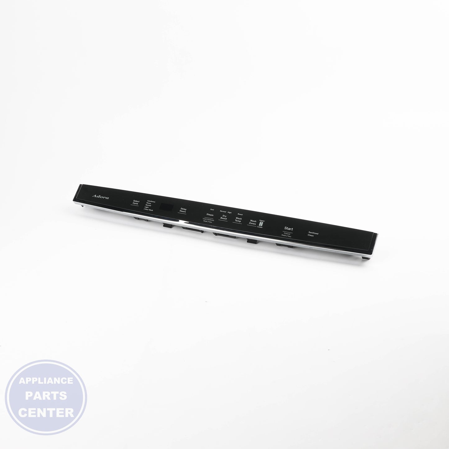 GEH CONFIGURED TOP UI CONTROL WITH COVER WD21X31088 - Installation in GEH model showing mounting points